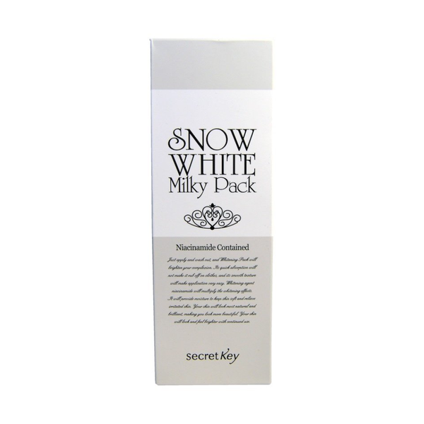 Secret Key Snow White Milky Pack Brightening Cream Face & Body 200g