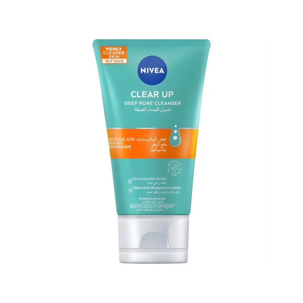 Nivea Deep Cleansing Pore Facial Wash with Salicylic Acid, 150ml