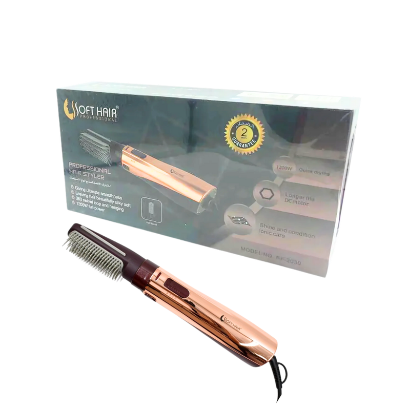 Soft Hair Advanced Thermal Hair Dryer Brush, Ceramic Plates