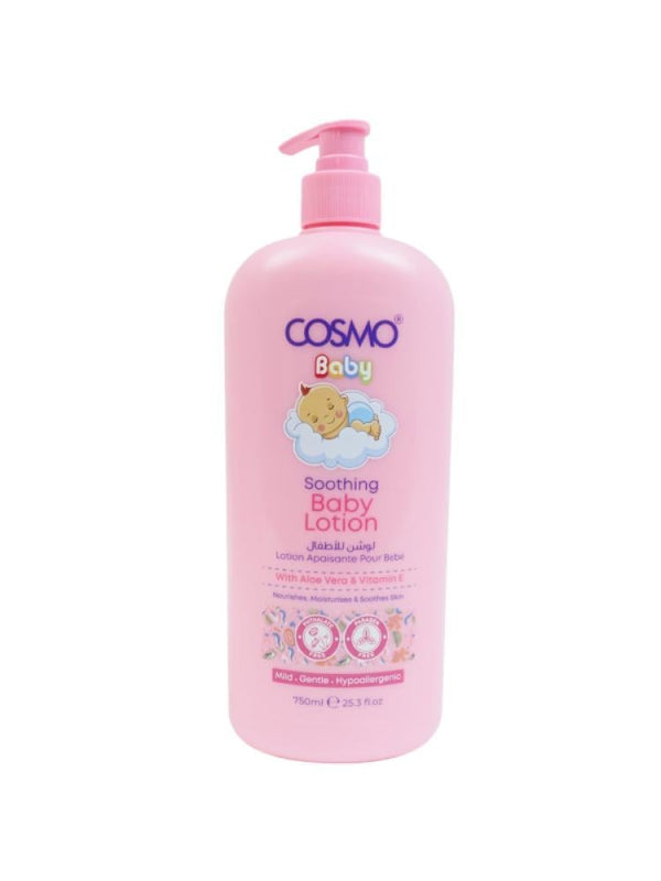 Cosmo Baby Lotion with Aloe Vera and Vitamin E - 750ml