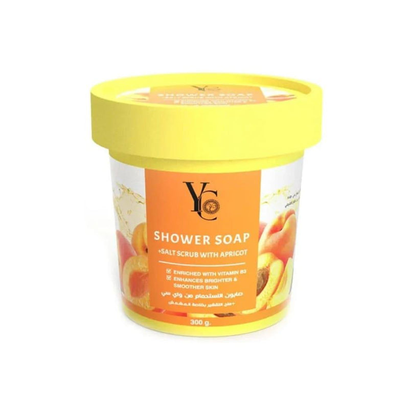 Best Shower Soap Exfoliating Salt Scrub Apricot YC 300g