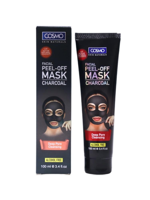 Charcoal Peel Off Face Mask Deep Cleansing Pores Cosmo 100ml