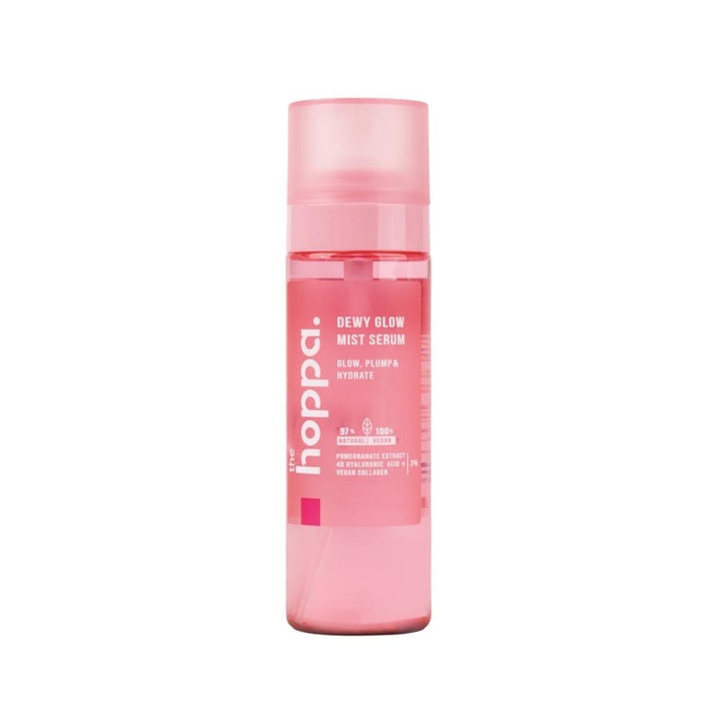 The Hoppa Dewy Glow Mist Serum, 4D Hyaluronic Acid, Plant Collagen, 100ml