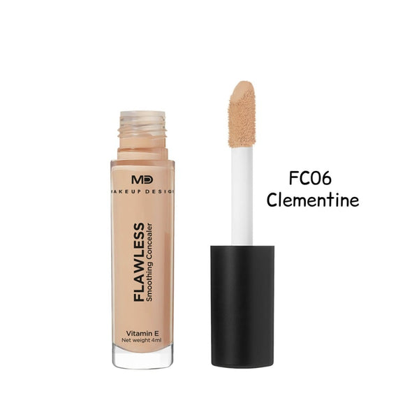 MD Liquid Concealer FC06 Clementine, Vitamin C Enriched, Buildable Coverage