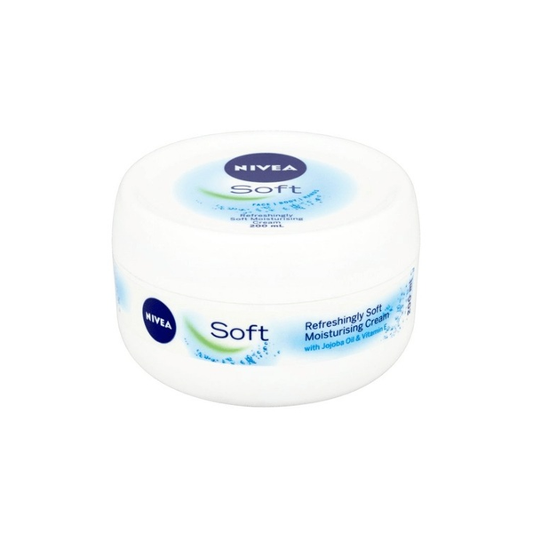 Nivea Soft Moisturizing Cream with Vitamin E & Jojoba Oil, 200ml