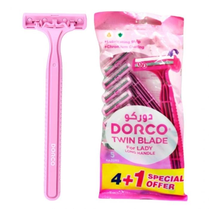 Razor Blades for Women Sensitive Skin Dorco 4+1 Pack