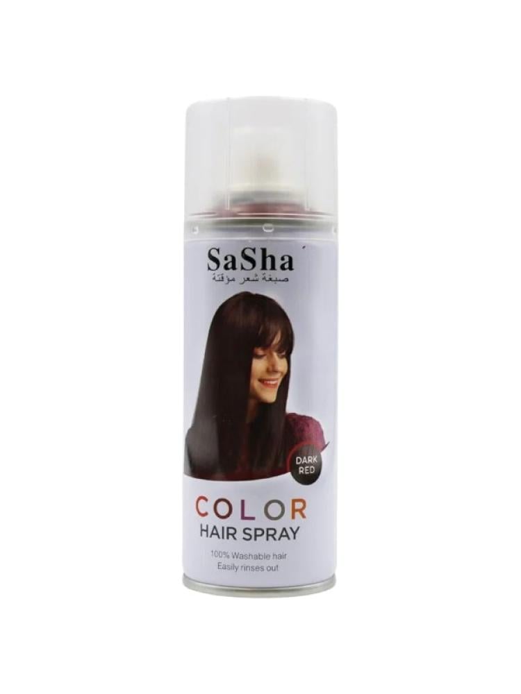 Temporary Hair Color Spray Dark Red Sasha 130ml