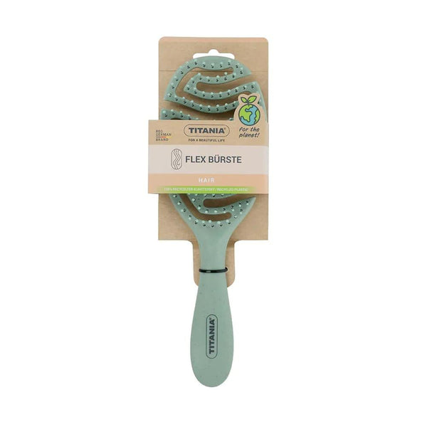 Detangling Hair Brush Flexible Vented Curly Hair Titania 1 Count