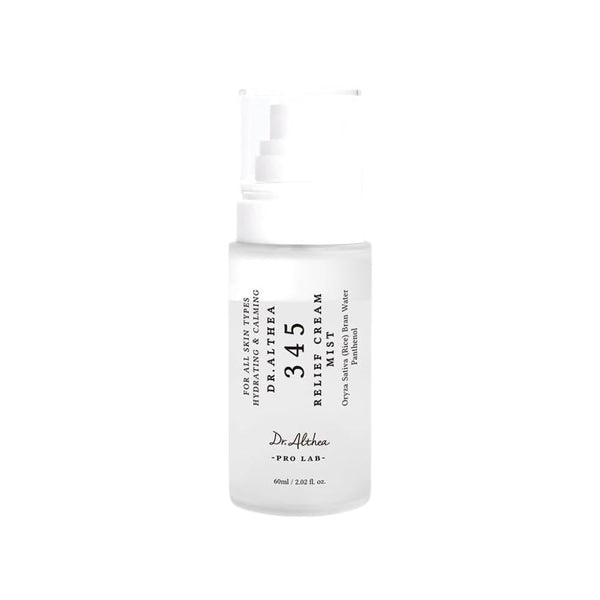 Dr. Althea 345 Mist Cream Spray, Centella Asiatica, Hyaluronic Acid, 60ml