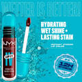 Lip Gloss Stain Water Bout Wine Hydrating Tint Nyx 3ml