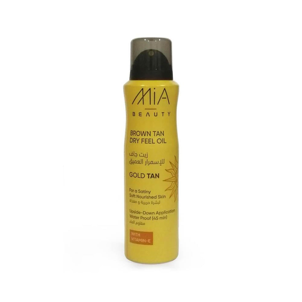 Mia Beauty Deep Tan Dry Oil Tanning Spray with Vitamin E 150ml