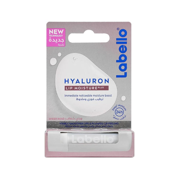 Labello Hyaluron Lip Balm with Hyaluronic Acid, 5.2g