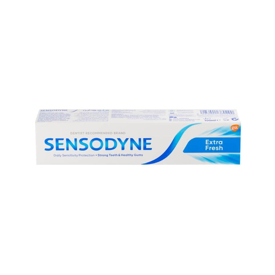 Sensodyne Extra Fresh Toothpaste for Sensitive Teeth Fresh Breath 100ml