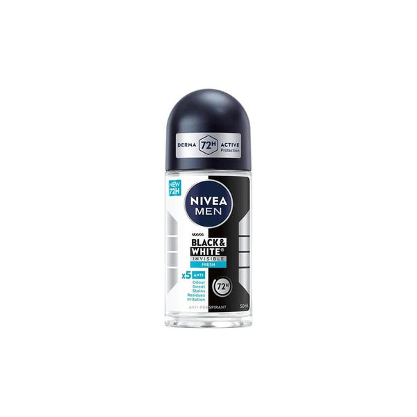 Nivea Roll On Deodorant Invisible for Black & White 50ml