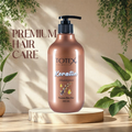 Totex Keratin Shampoo for Damage Repair, Cleansing and Moisturizing, 750ml