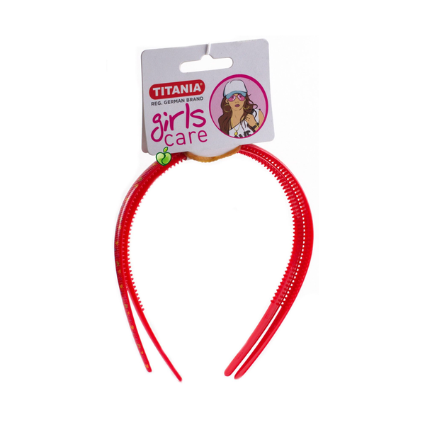 Titania Children's Hair Extensions, Clip-In, Red, 2 Pieces