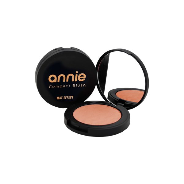 Blush Compact Powder With Mirror and Brush Annie 6g