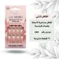 Tinty ZM1 French Cut Adhesive Nails, 24 Pieces