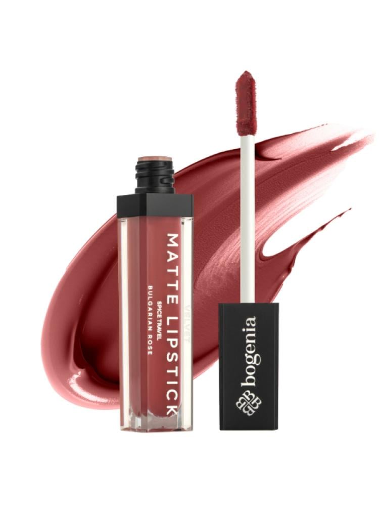 Top Rated Liquid Lipstick Matte Long Lasting Bulgarian Rose Bogenia 5ml