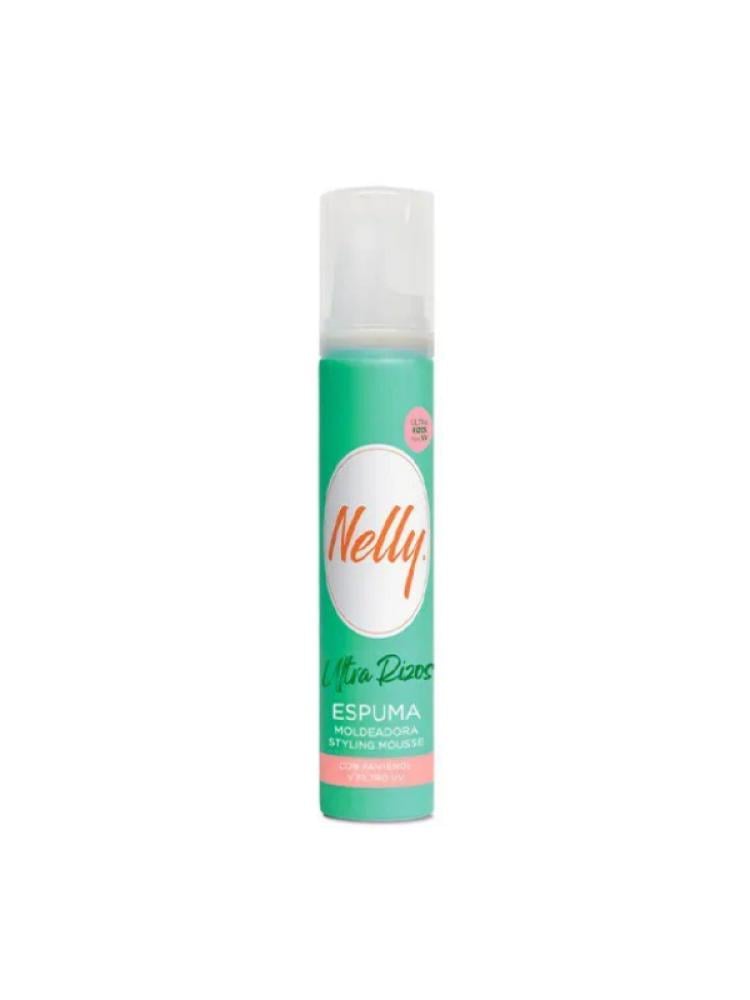 Nelly Curly Hair Styling Mousse - Panthenol, UV Filter, 75 ml