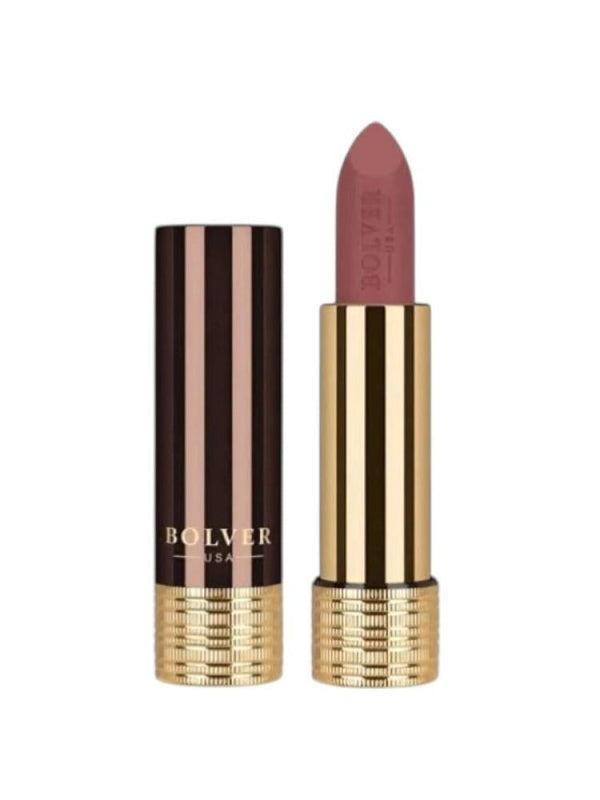 Matte Lipstick for Dry Lips Luminous Long Lasting Bolver Shade 128 4.2g