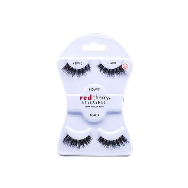 Red Cherry Natural Eyelashes DW 01 Black Flexible Band