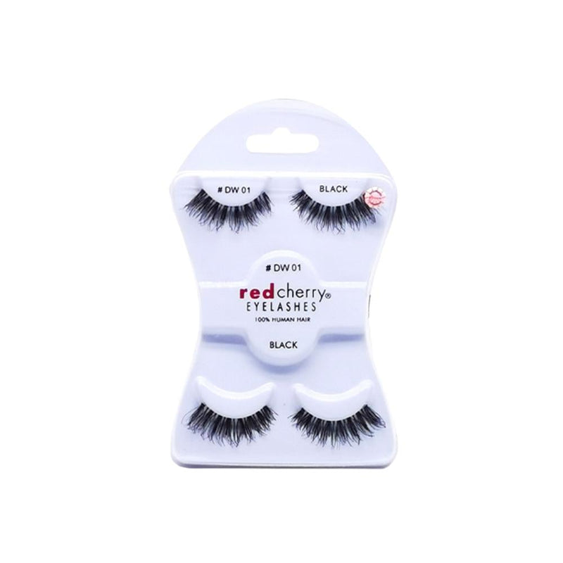 Red Cherry Natural Eyelashes DW 01 Black Flexible Band