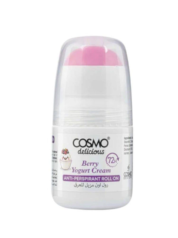 Cosmo Raspberry Cream & Yogurt Antiperspirant Roll-On Deodorant - 50g