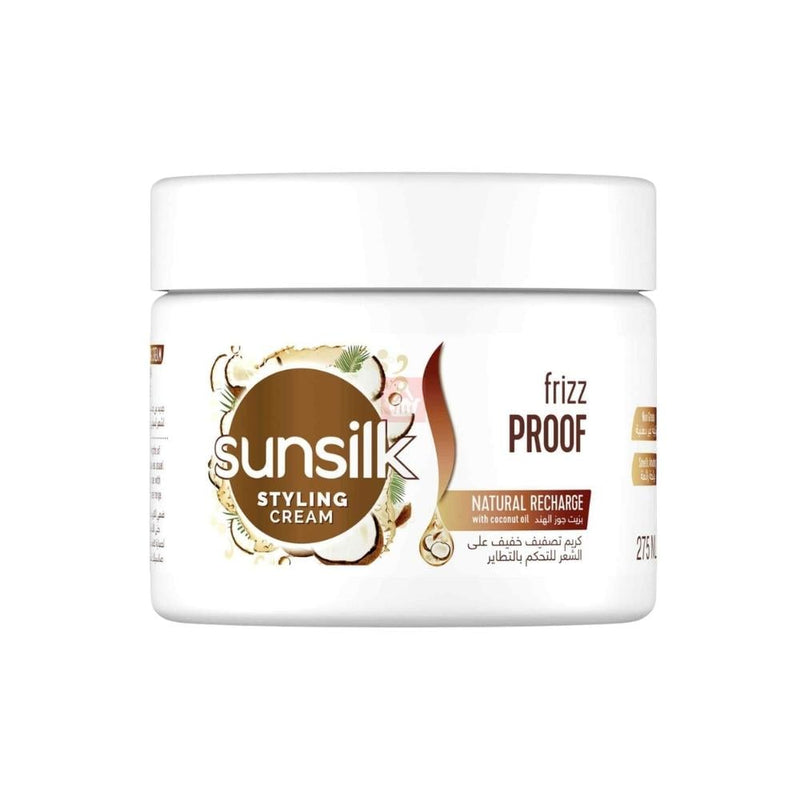 Sunsilk Coconut Oil Hair Styling Cream Moisturizing Frizz Control 275ml