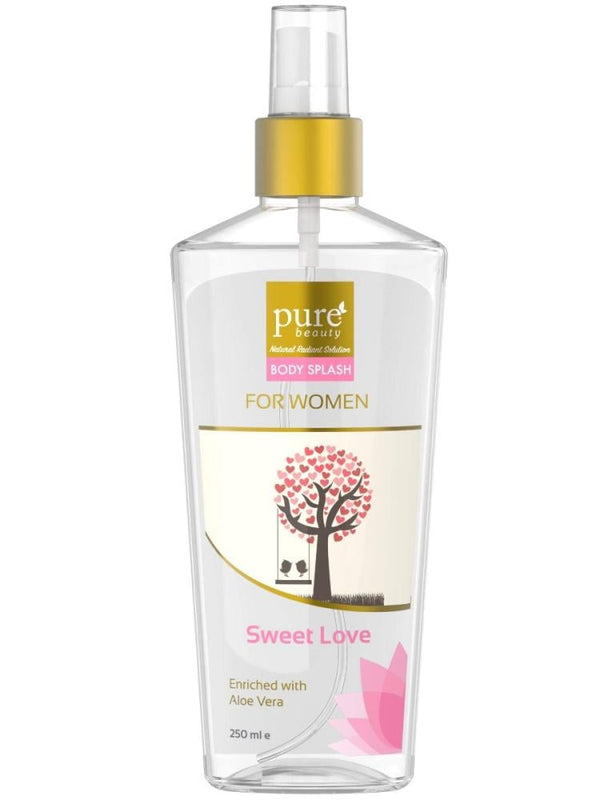 Body Splash For Women Sweet Love Refreshing Fragrance Pure Beauty 250ml