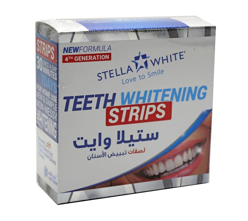 Teeth Whitening Strips Enamel Safe No Sensitivity Formula Steella 28 Strips