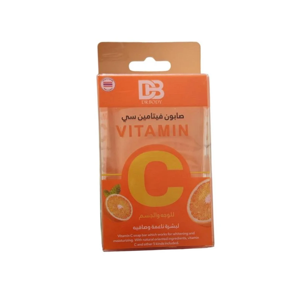 Dr. Body Vitamin C Face and Body Soap, Moisturizing, 100g