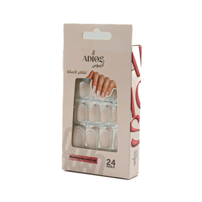 Adios Reusable Adhesive Nails 24 Pieces