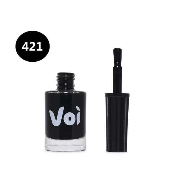Foy Nail Polish, Quick-Drying Black, 11ml