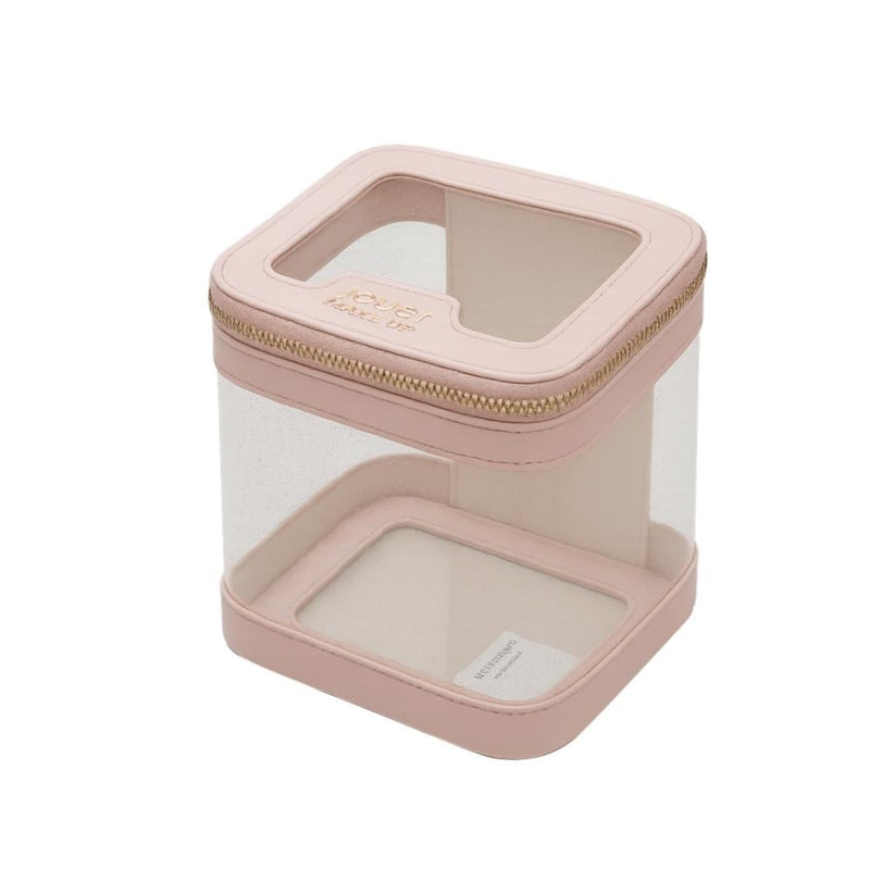 Jouer Clear Waterproof Makeup Bag, Transparent Travel Case