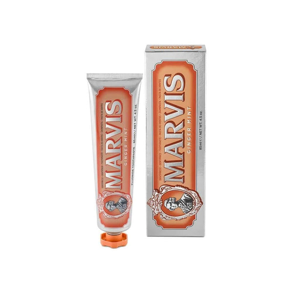 Ginger & Mint Toothpaste Refreshing Oral Care Luxury Marvis 85ml