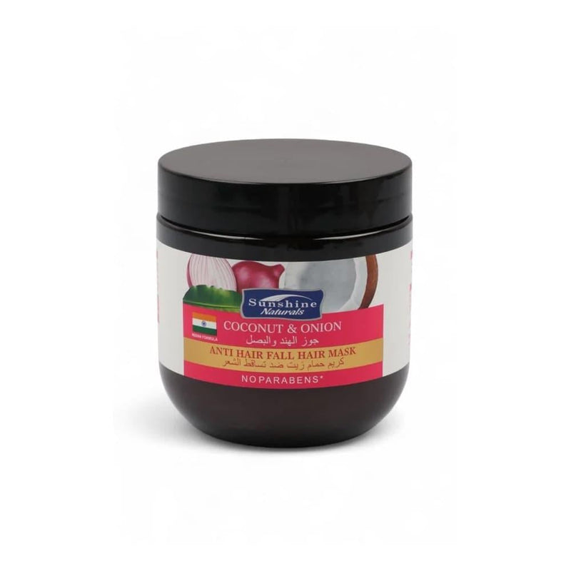 Hair Mask Coconut & Onion Hair Fall Control Sunshine Naturals 500ml