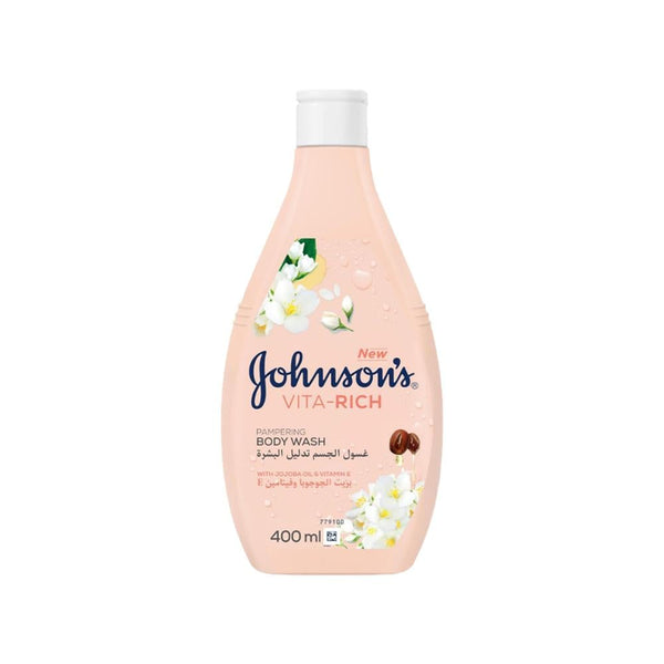 Johnson's Vita-Rich Refreshing Body Wash Jojoba Oil Vitamin E 400ml