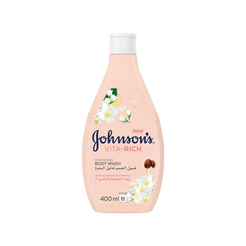Johnson's Vita-Rich Refreshing Body Wash Jojoba Oil Vitamin E 400ml