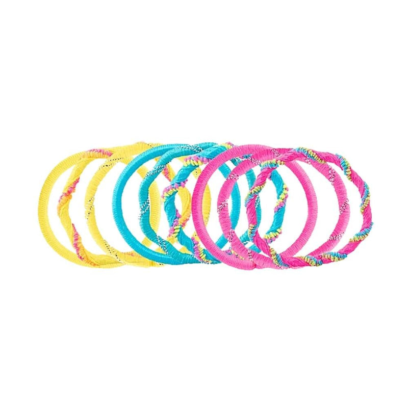 Titania Hair Ties, 9 Count, Elastic Styling Accessories