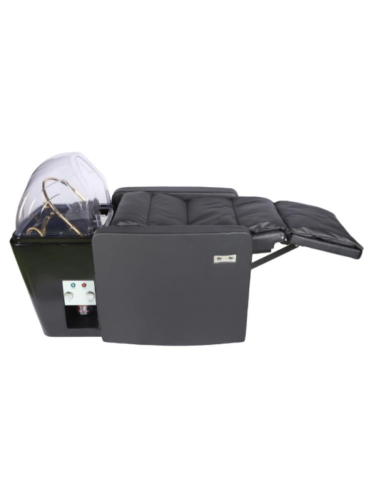 Salon System Electronic Washing Chair with Black Ceramic Basin