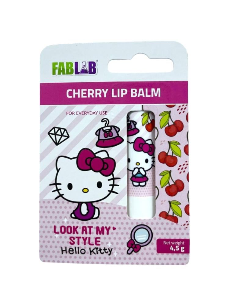 FabLab Hello Kitty Cherry Lip Balm - Hydrating, 4.5g