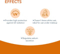 Best Sunscreen Cream for Oily Skin Mattifying SPF50 Novaclear 40ml