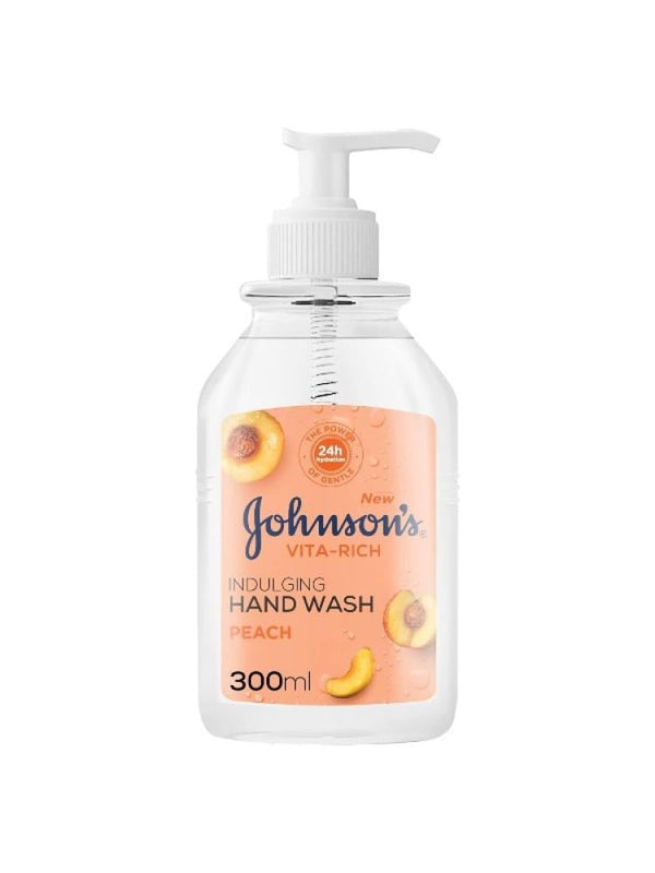 Best Hand Wash Peach Extract Gentle Cleansing Johnsons 300ml