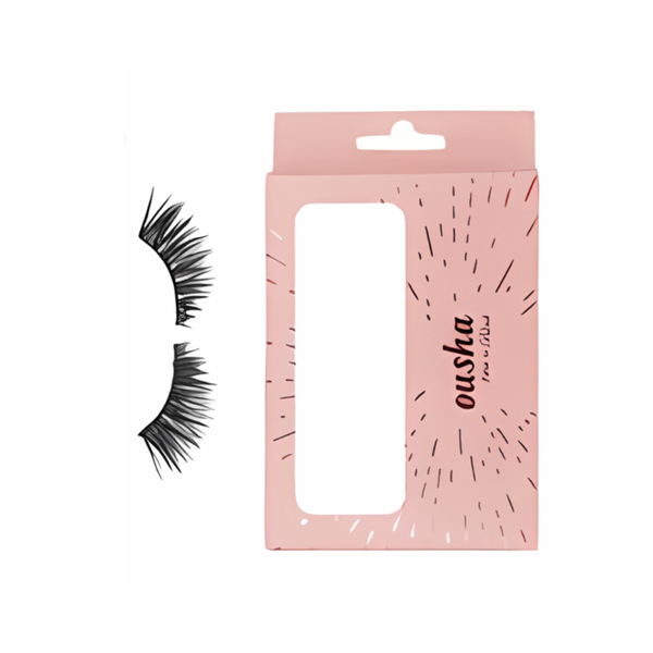 Ousha Natural 3D Mink Eyelashes, Thick, Reusable, 1 Pair