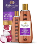 Herbs India Onion & 7 Herbal Seeds Oil for Stronger Longer Hair, 280 ml