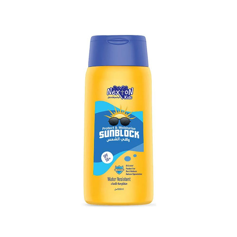 Kids Sunscreen Waterproof SPF 50+ Sensitive Skin Nexton 135ml