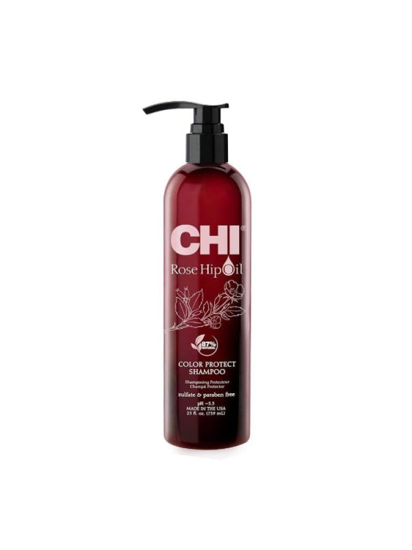 Chi Rose Oil Shampoo for Color Treated Hair, 793ml