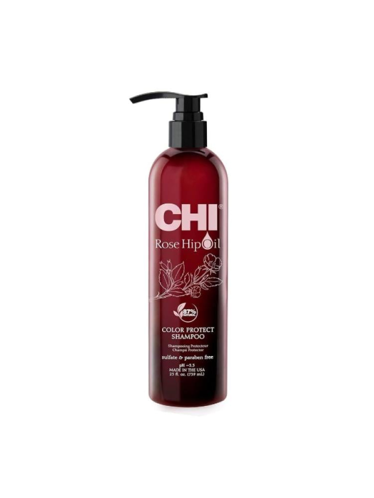 Chi Rose Oil Shampoo for Color Treated Hair, 793ml