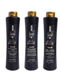 Brazilian Hair Straightening Kit Silk Protein Professional Brazilian Secrets 3x1000ml